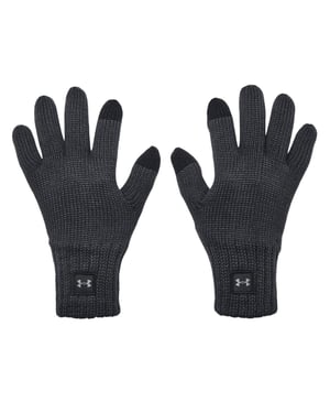Under Armour - "Halftime" Handschuhe für Herren, Wolle, Jerseyware (Schwarz)