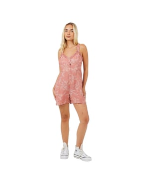 Brave Soul - Spielanzug für Damen, V-Ausschnitt, Ärmellos (Pink)