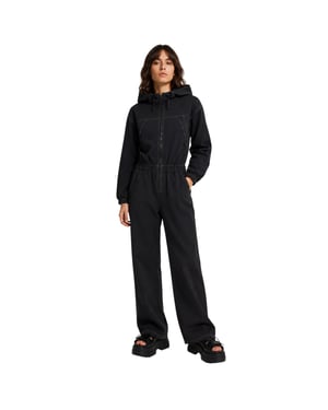 Timberland - "Veneda" Jumpsuit für Damen, mit Kapuze, Langärmlig (Schwarz)