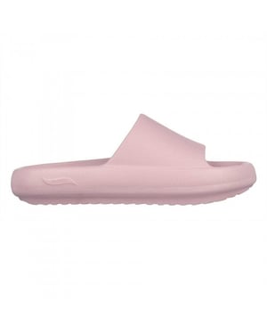 Skechers - Einzelner Riemen Badesandale für Damen, Passt über dem Spann, Flach (Pink)