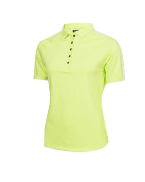 Calvin Klein - Poloshirt für Damen, Mit Kragen, kurzärmlig (Limone)