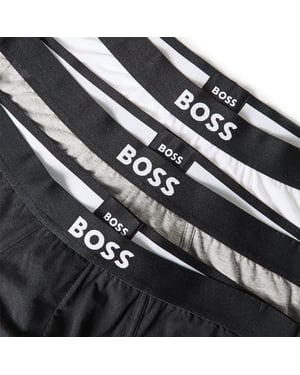 Boss - Slips für Herren, Baumwolle (3er-Pack) (Zweifarbiges Blau)