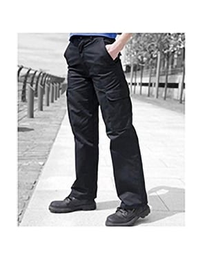 Warrior Damen Cargo-Hose / Arbeitshose (Schwarz)