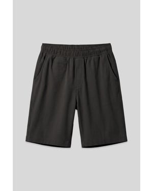 Tommy Life Herren Woven Chino-Shorts - Anthrazit