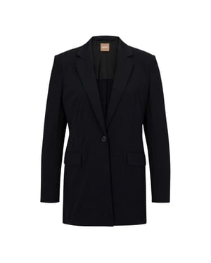 Boss - Blazer für Damen, Reverskragen (Schwarz)