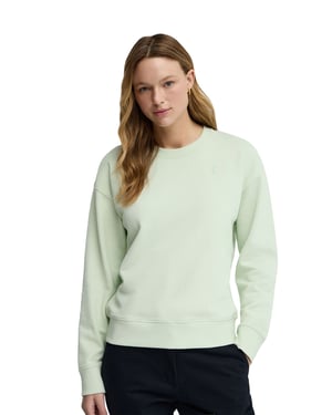 Sweatshirt pastelltürkis im Regular Fit mit Rigby Go Stickerei