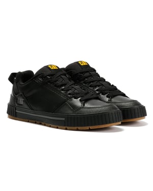 Caterpillar Axiom Leder Herrenschuhe Schwarz Schnürschuhe