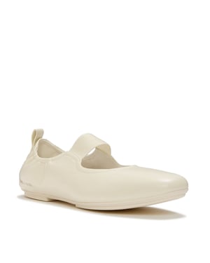 FitFlop X Pantone Delicato Mary Jane Leder Damen Schuhe Weiß