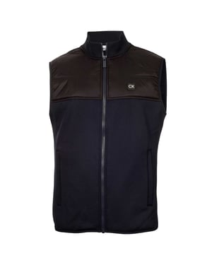 Calvin Klein - Weste für Herren, Hybrid, Hochleistungsmaterial, Emblem (Marine)
