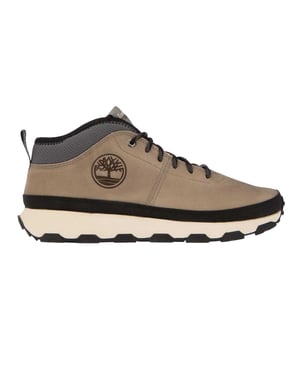 Timberland - "Winsor Trail" Sneaker für Herren, Leder, GreenStride (Braungrau)