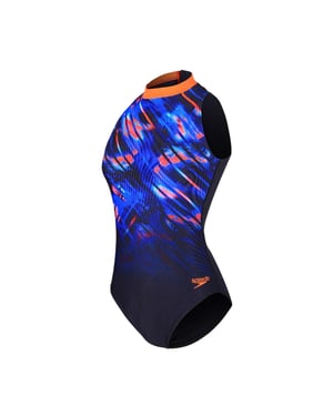 Speedo - Badeanzug für Damen (Marine/Pink)