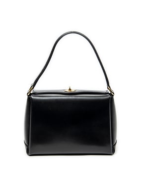 Vintage Fold Over Top Handle Schultertasche