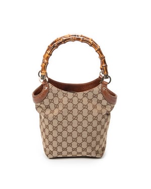 Small Bamboo Tote   Schultertasche