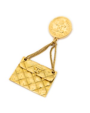 Bag Motif Brooch Pin Brosche