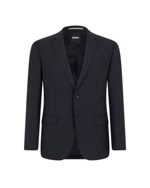 Boss - Anzugjacke für Herren, Reverskragen (Dunkelgrau)