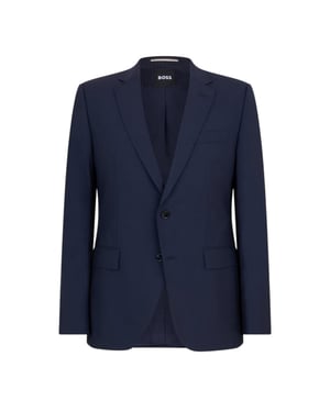 Boss - Anzugjacke für Herren, Reverskragen (Blau)