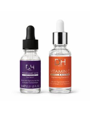 Dr H Aufhellendes Anti-Aging-Augen- und Gesichtspflegeset