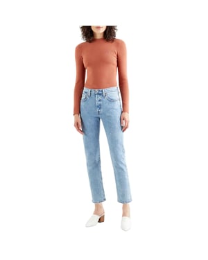 Levis - "501" Knöchel Grazer Jeans für Damen (Hellblau)