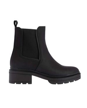 Rocket Dog - "Iggie" Stiefeletten für Damen, Klobiger Absatz (Schwarz)