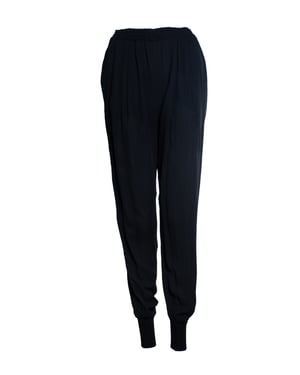 Stella McCartney, schwarze sportliche transparente Hose