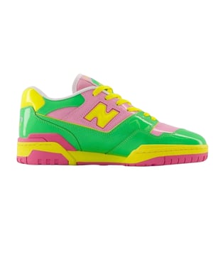 New Balance - "550" Neon Sneaker für Damen, Leder (Grün/Pink/Gelb)