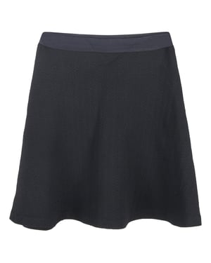 Sandro Mini-A-Linien-Rock mit Struktur aus schwarzem Polyester