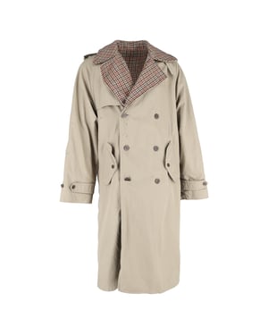 Balenciaga Wende-Trenchcoat aus beiger Baumwolle