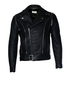 Saint Laurent, Lederjacke mit mehreren Reißverschlüssen, Modelljahr 2015