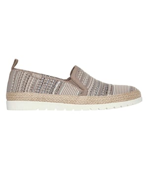 Skechers - "Twin Gore" Espadrillen für Damen, gewebter Stoff, Zum Anschlüpfen (Bunt)