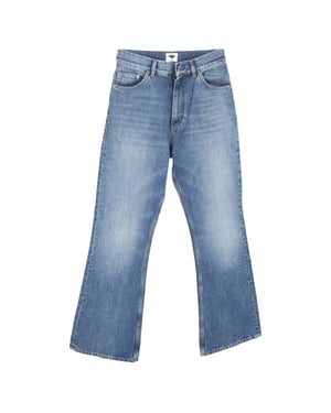 Christian Dior Wide Leg Jeans in Hellblauem Denim