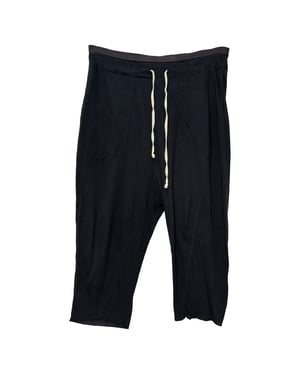 Rick Owens Kordelzughose aus schwarzer Viskose