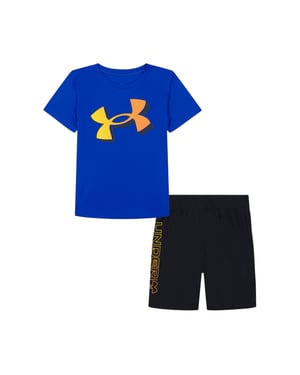 Under Armour - "Tech" T-Shirt und Shorts für Jungen (Mannschaft Königsblau)