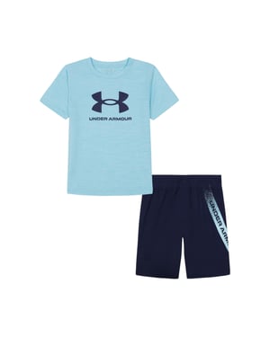 Under Armour - "Tech" T-Shirt und Shorts für Jungen (Strom)