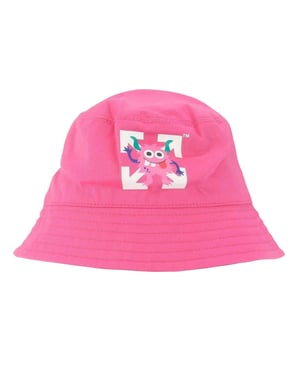 Off White - Schlapphut, Canvas (Pink)