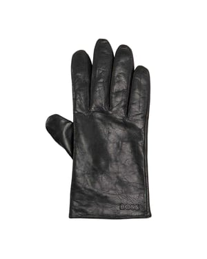 Boss - "Gioli" Handschuhe für Herren, Leder, Alltag, Leicht (Schwarz)