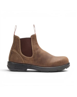 Rossi 404 Mocha Braune Leder Outdoor Chelsea Stiefel – Spinifex
