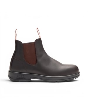 Rossi 404 Claret Braune Leder-Chelsea-Stiefel für den Außenbereich – Spinifex