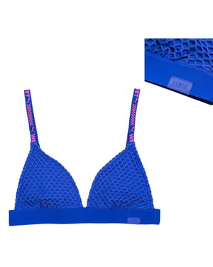 Puma x Rihanna Fenty Dreiecks-Bikini-Oberteil für Damen in Blau