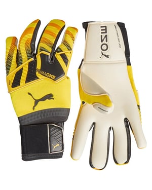 Puma One Grip 1 Hybrid Pro Gelbe Erwachsenen Torwarthandschuhe