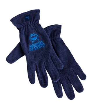 Puma Sesame Street Keksmonster Kinderhandschuhe Blau