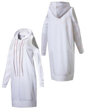 Puma En Pointe Damen Weißes Kleid