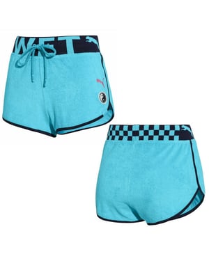 Puma x Rihanna Fenty Delphin Damen Blau Shorts