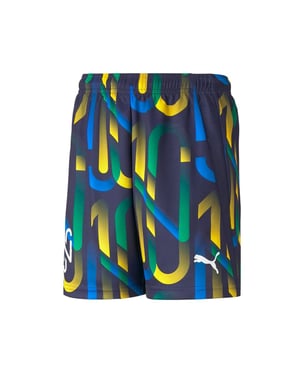 Puma x Neymar Bedruckte Kinder Shorts in Mehrfarbig