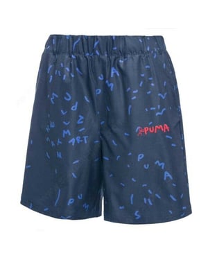 Puma x Shantell Martin Damen AOP Navy Shorts