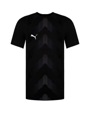 Puma Team Glory Herren Schwarzes Fußballtrikot