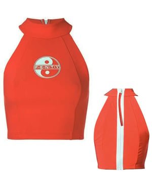 Puma x Rihanna Fenty Crop Halter Damen Orange Top