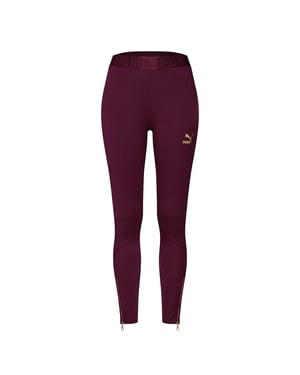 Puma x Kenza Damen Dunkelrote Leggings