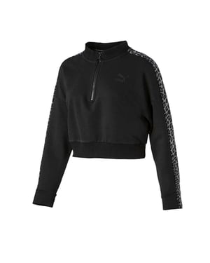 Puma Damen Wild Pack T7 Damen schwarze Trainingsjacke