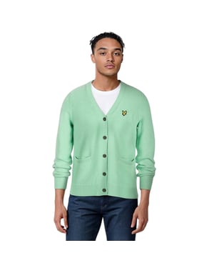 Lyle & Scott - Strickjacke für Herren, Regulär (Blass Aquamarin)
