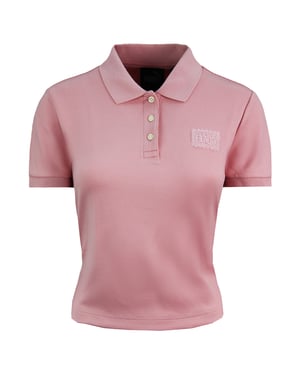 Puma x Rihanna Fenty Damen Rosa Crop-Polo-Shirt
